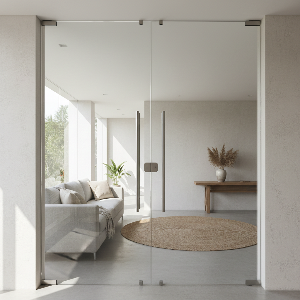Portas de Vidro em Imbé — ângulo 1
