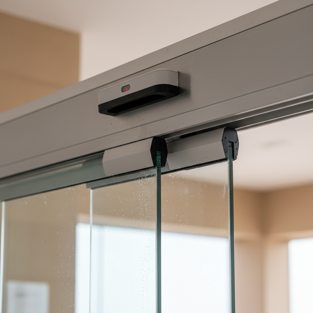Porta Automática de Vidro em Imbé — ângulo 2